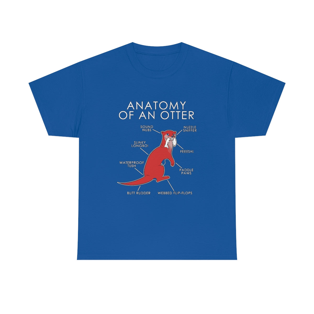 Otter Red - T-Shirt T-Shirt Artworktee Royal Blue S 