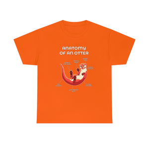 Otter Red - T-Shirt T-Shirt Artworktee Orange S 