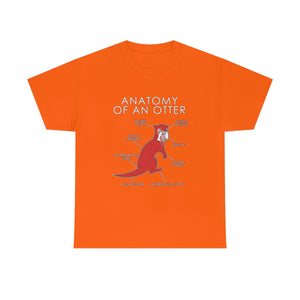 Otter Red - T-Shirt T-Shirt Artworktee Orange S 