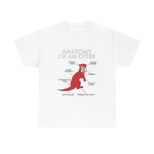 Otter Red - T-Shirt T-Shirt Artworktee White S 