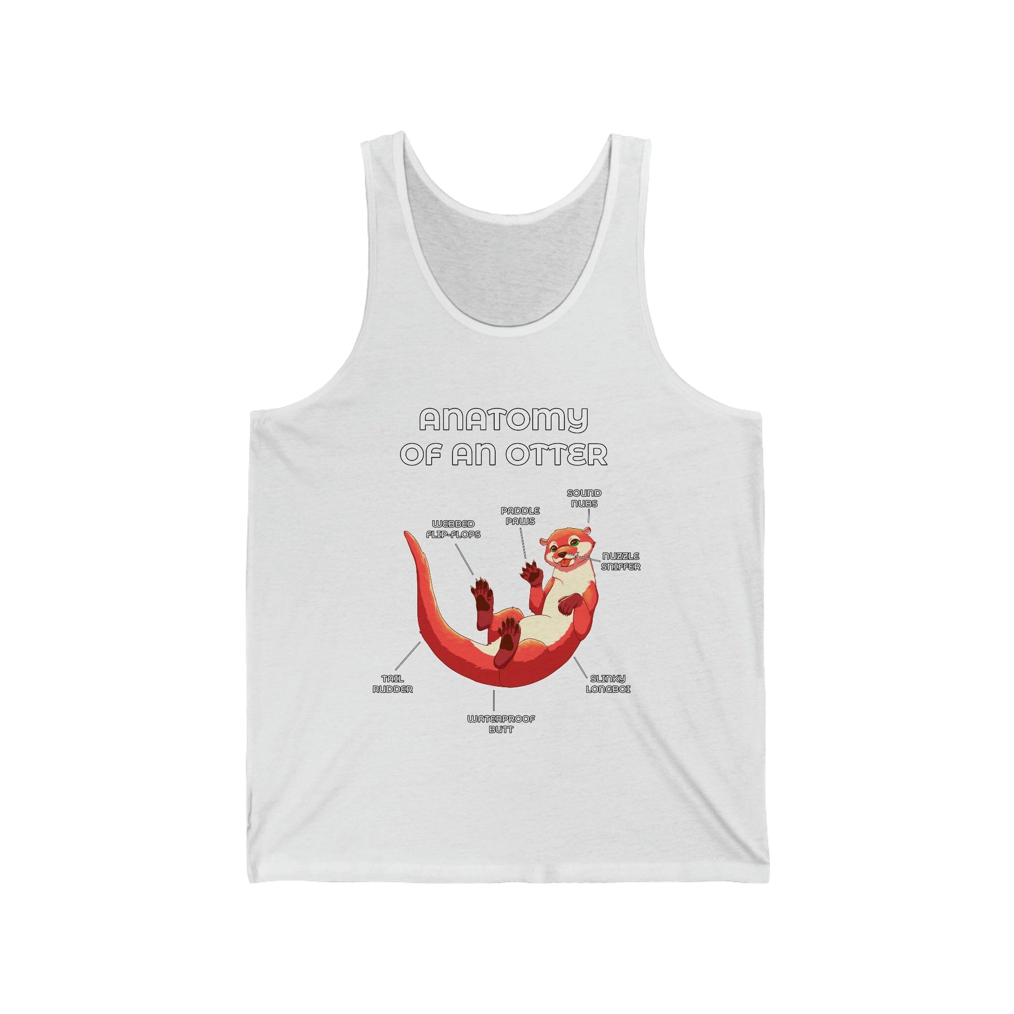Otter Red - Tank Top Tank Top Artworktee White XS 