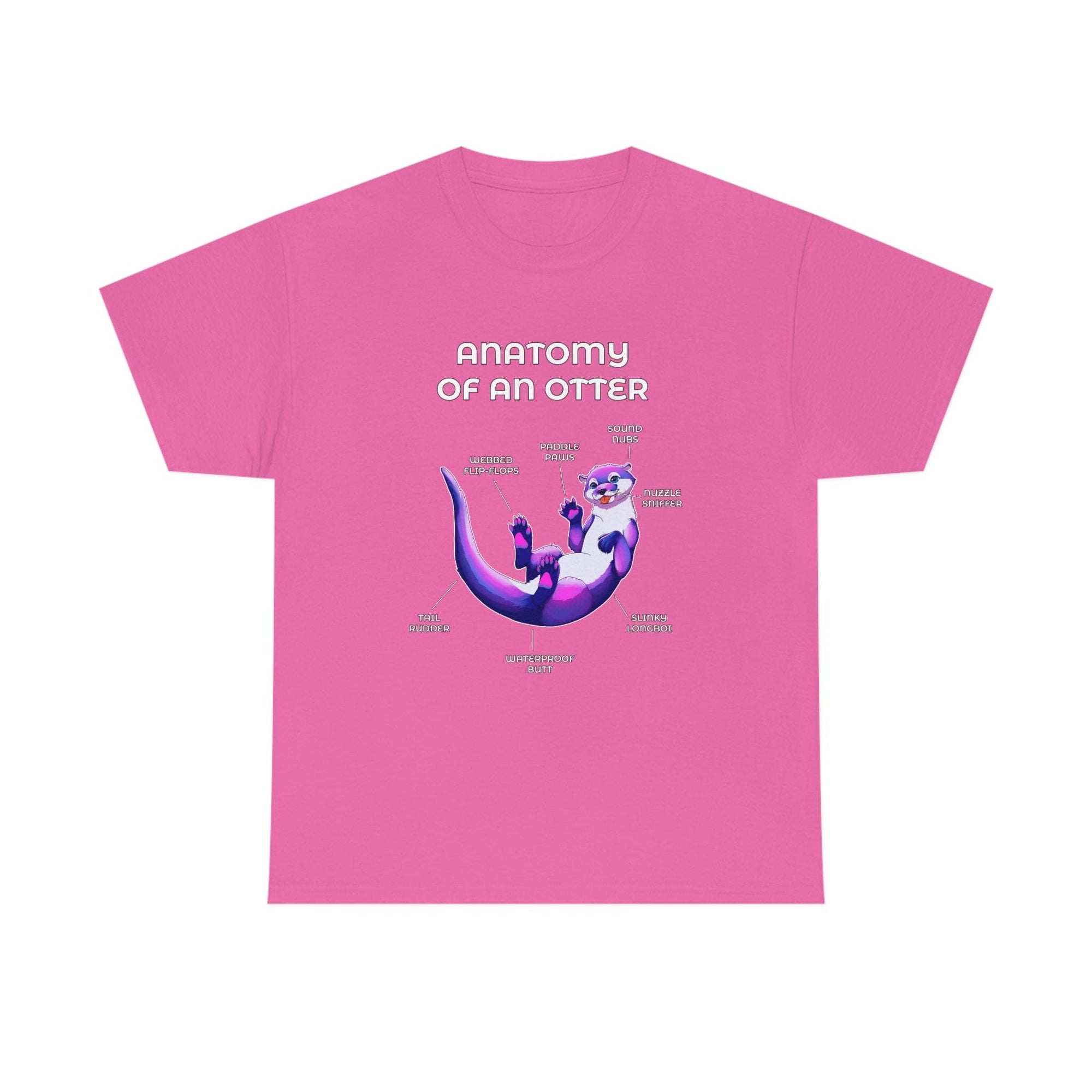 Otter Ultraviolet - T-Shirt T-Shirt Artworktee Pink S 