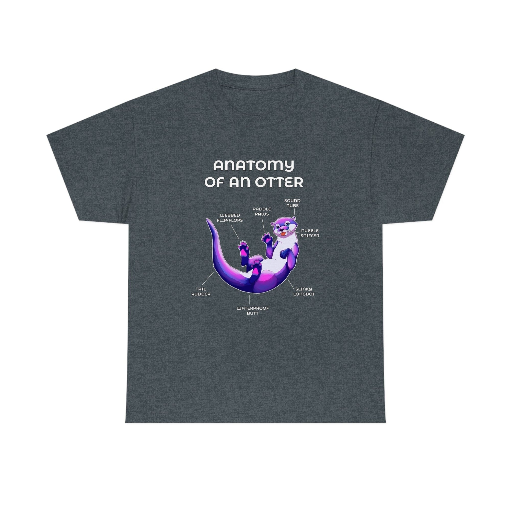 Otter Ultraviolet - T-Shirt T-Shirt Artworktee Dark Heather S 