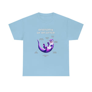 Otter Ultraviolet - T-Shirt T-Shirt Artworktee Light Blue S 