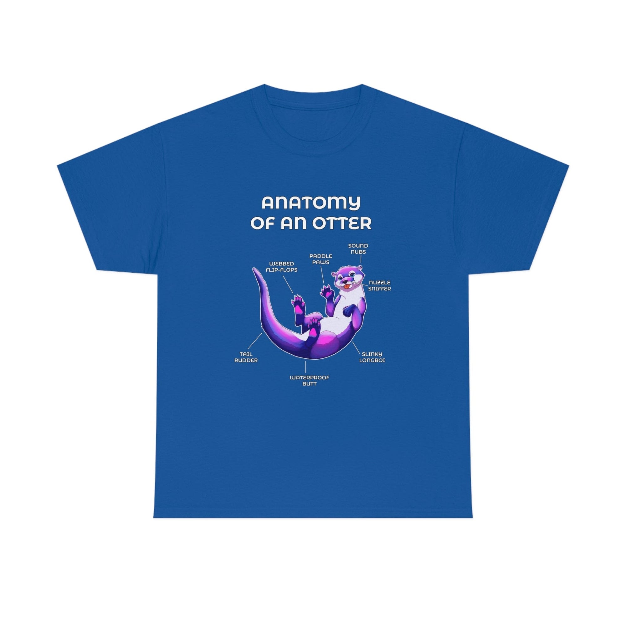 Otter Ultraviolet - T-Shirt T-Shirt Artworktee Royal Blue S 