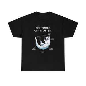 Otter White - T-Shirt T-Shirt Artworktee Black S 