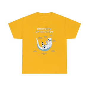Otter White - T-Shirt T-Shirt Artworktee Gold S 