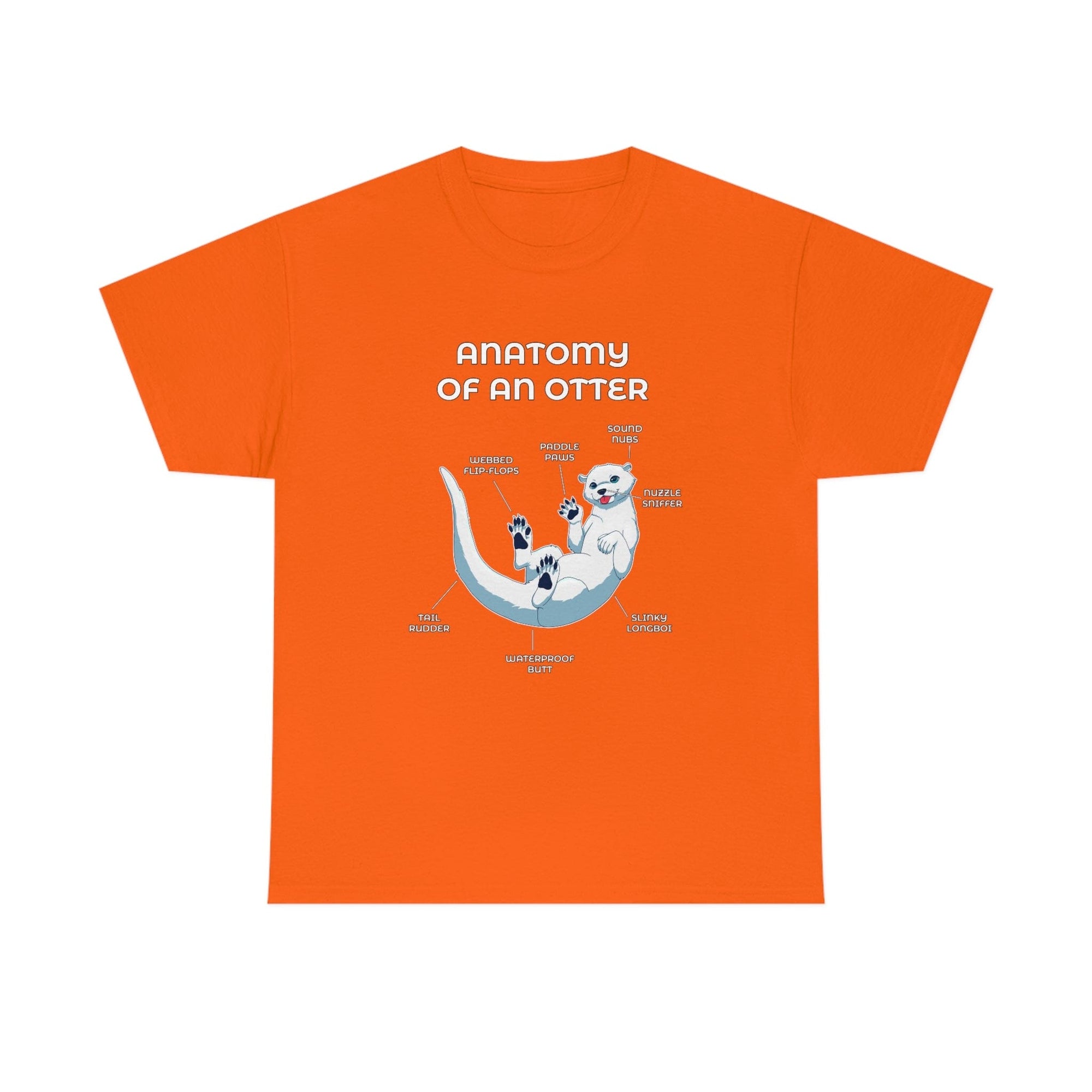 Otter White - T-Shirt T-Shirt Artworktee Orange S 