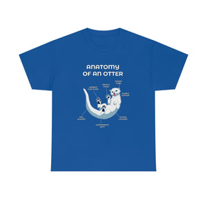 Otter White - T-Shirt T-Shirt Artworktee Royal Blue S 