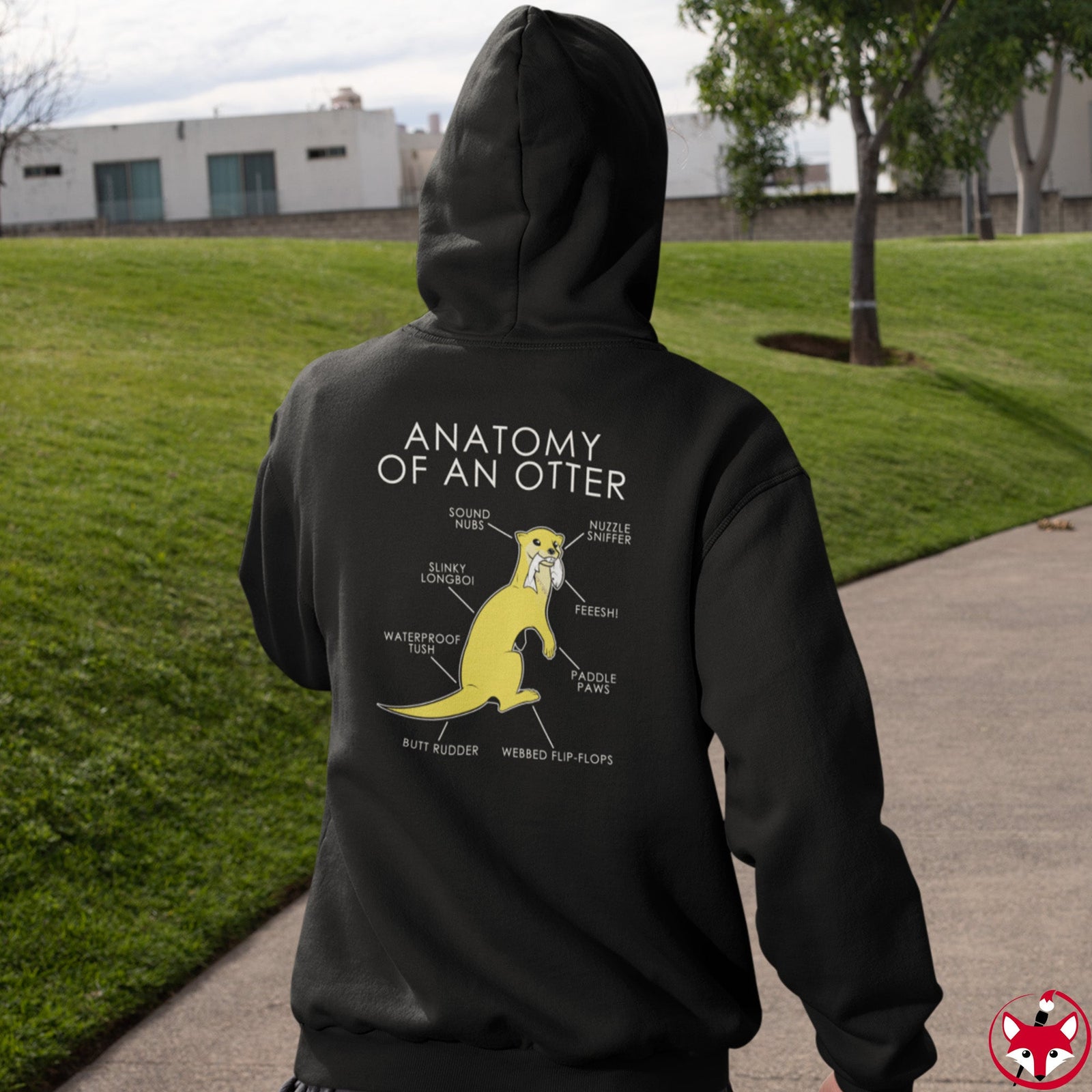 Otter Yellow - Hoodie Hoodie Artworktee 