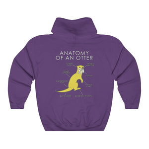 Otter Yellow - Hoodie Hoodie Artworktee Purple S 