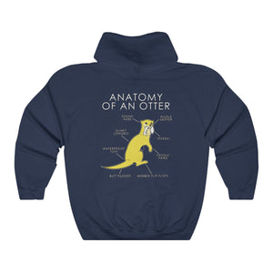 Otter Yellow - Hoodie Hoodie Artworktee Navy Blue S 