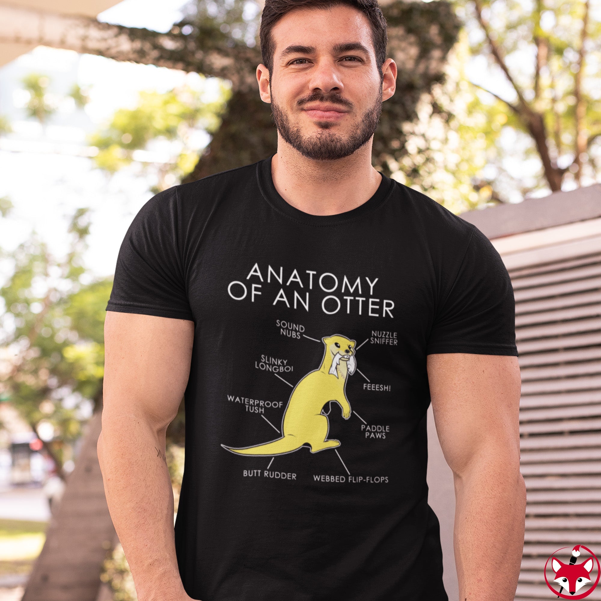 Otter Yellow - T-Shirt T-Shirt Artworktee 