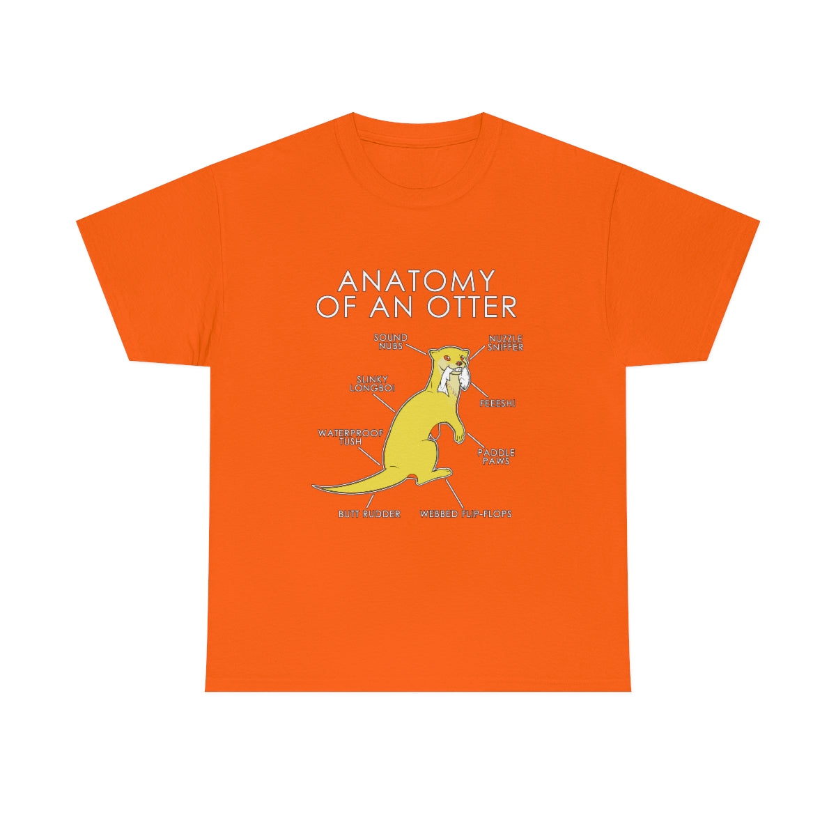 Otter Yellow - T-Shirt T-Shirt Artworktee Orange S 