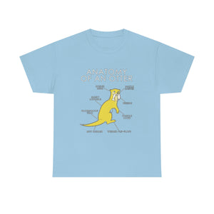 Otter Yellow - T-Shirt T-Shirt Artworktee Light Blue S 