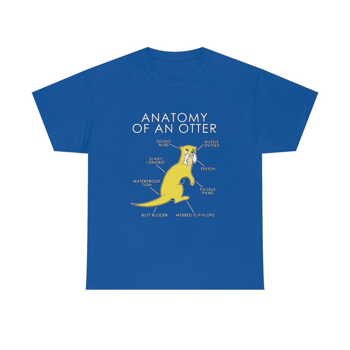 Otter Yellow - T-Shirt T-Shirt Artworktee Royal Blue S 