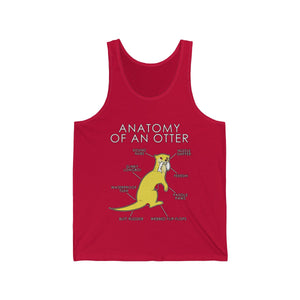 Otter Yellow - Tank Top Tank Top Artworktee Red XS 