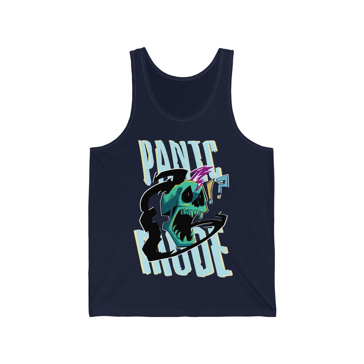 Panic Mode! - Tank Top Tank Top AFLT-DaveyDboi Navy Blue XS 