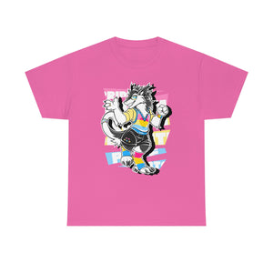 Panromantic Pride Ashton Sergal - T-Shirt T-Shirt Artworktee Pink S 