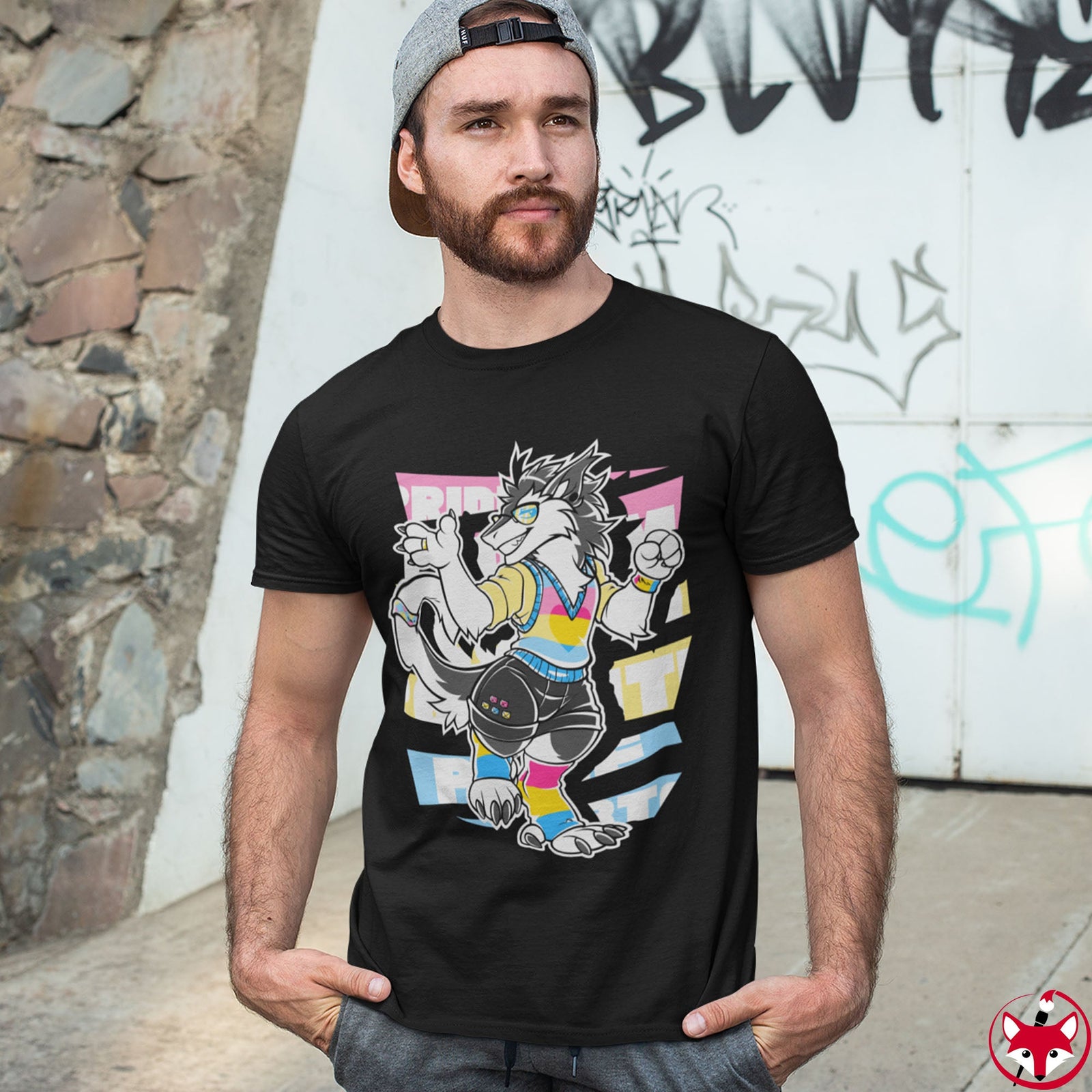 Panromantic Pride Ashton Sergal - T-Shirt T-Shirt Artworktee 