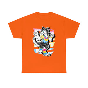 Panromantic Pride Ashton Sergal - T-Shirt T-Shirt Artworktee Orange S 