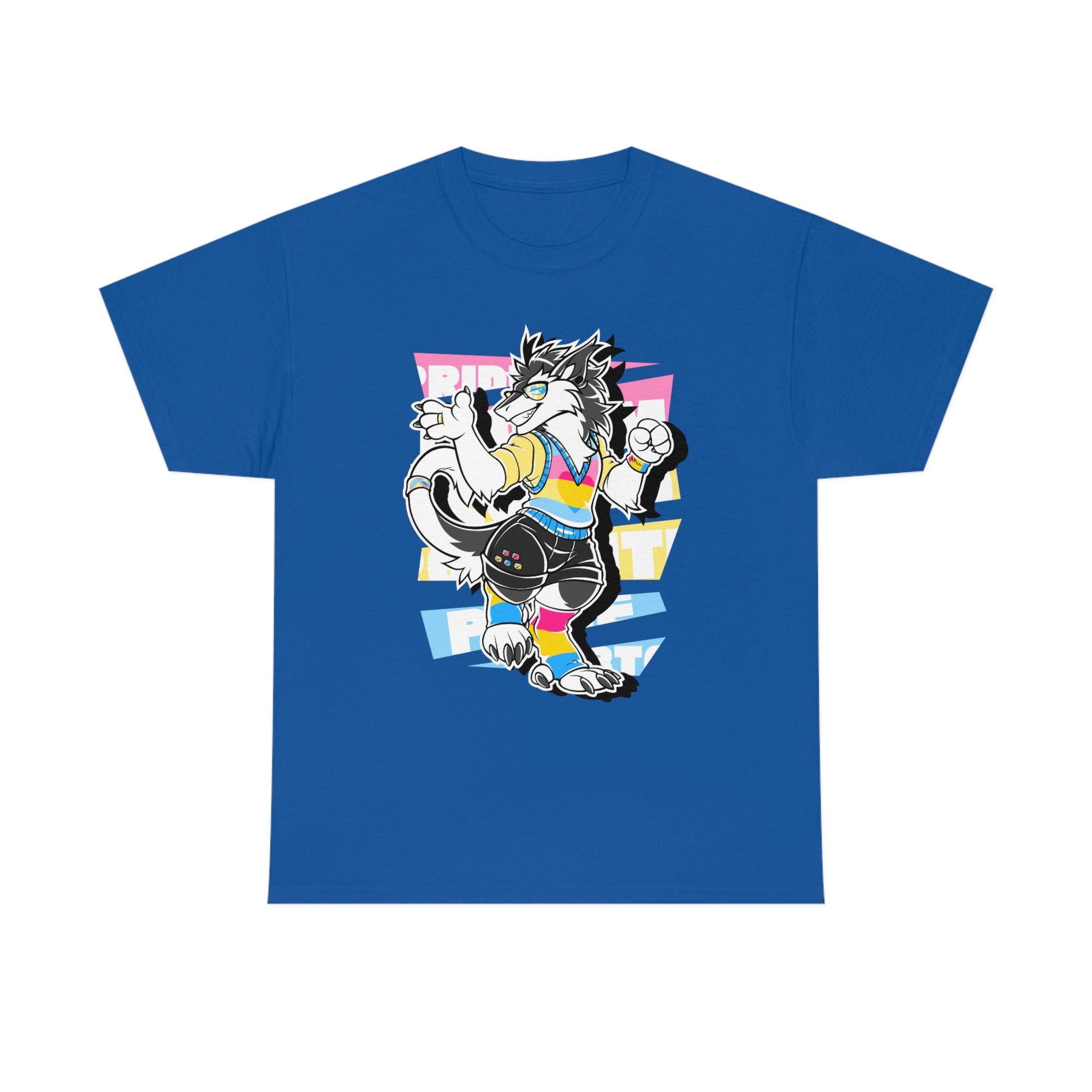 Panromantic Pride Ashton Sergal - T-Shirt T-Shirt Artworktee Royal Blue S 