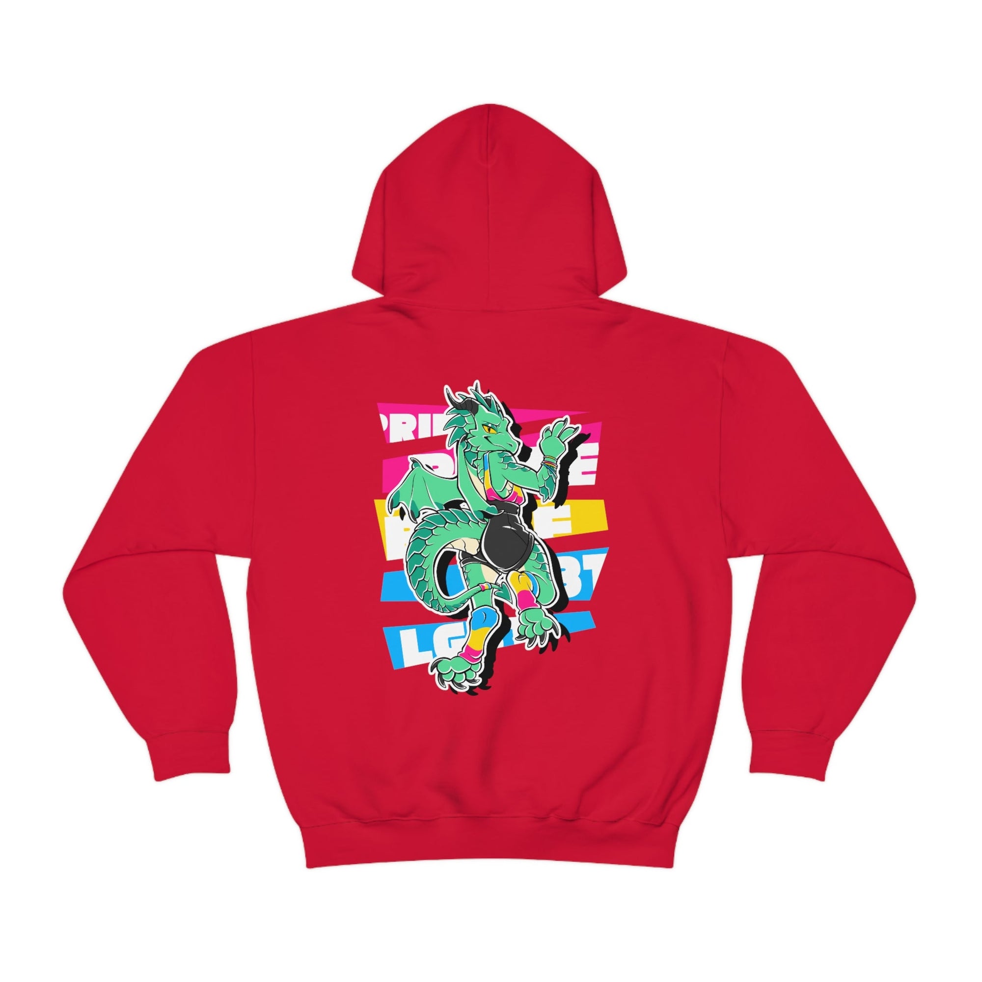 Pansexual Pride Jules Dragon - Hoodie Hoodie Artworktee Red S 