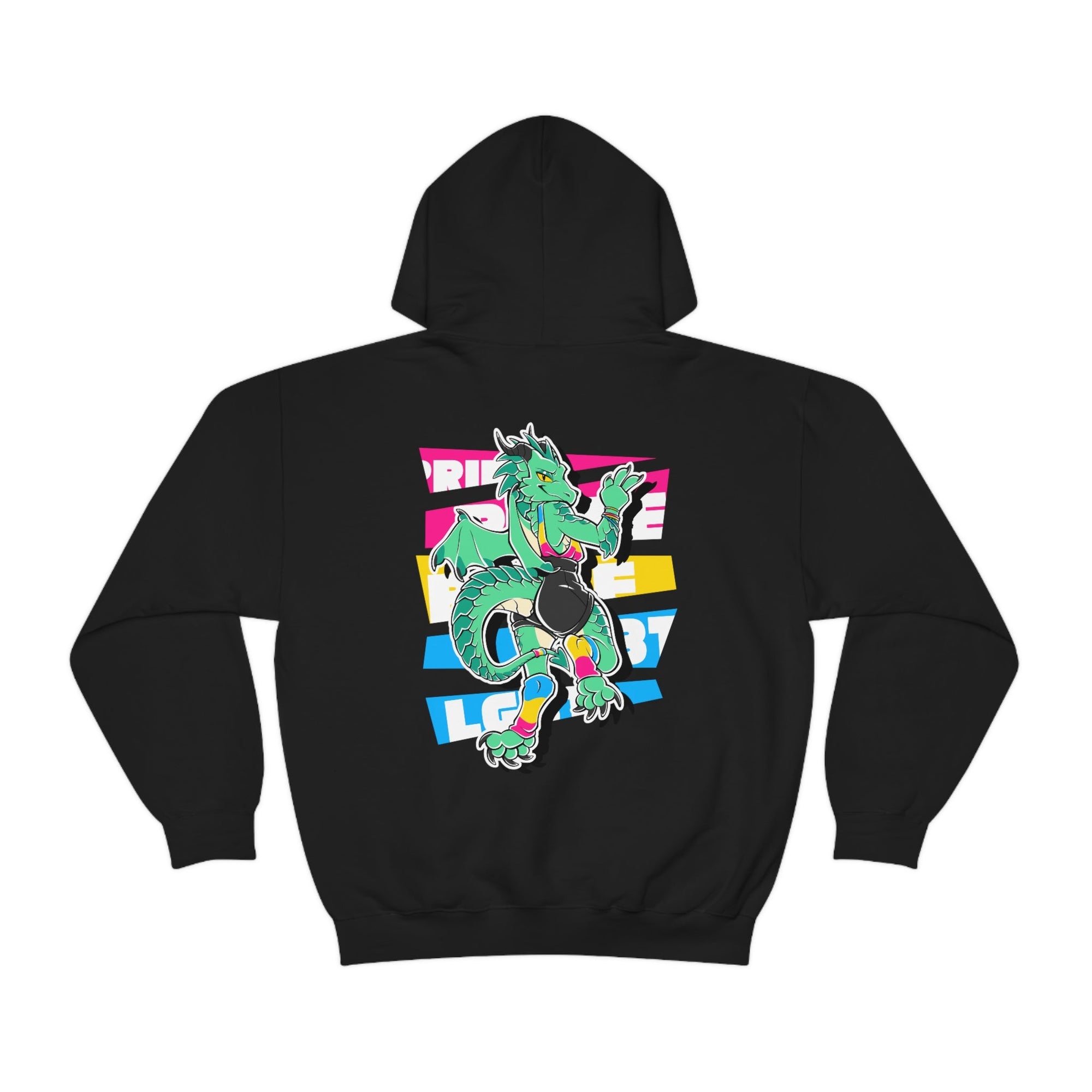 Pansexual Pride Jules Dragon - Hoodie Hoodie Artworktee Black S 