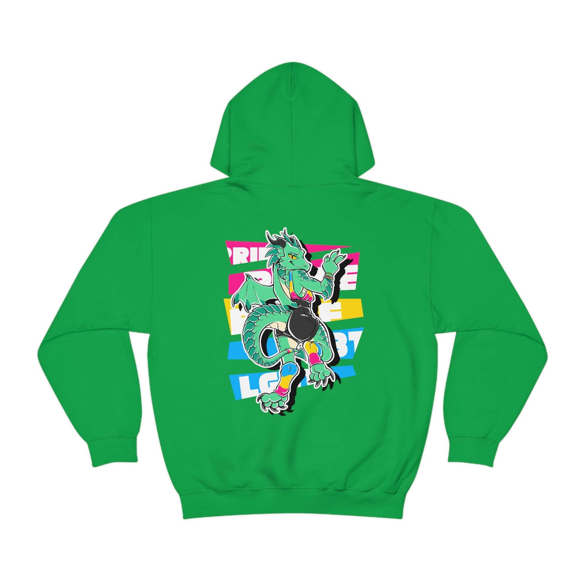 Pansexual Pride Jules Dragon - Hoodie Hoodie Artworktee Green S 