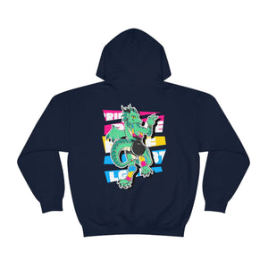 Pansexual Pride Jules Dragon - Hoodie Hoodie Artworktee Navy Blue S 