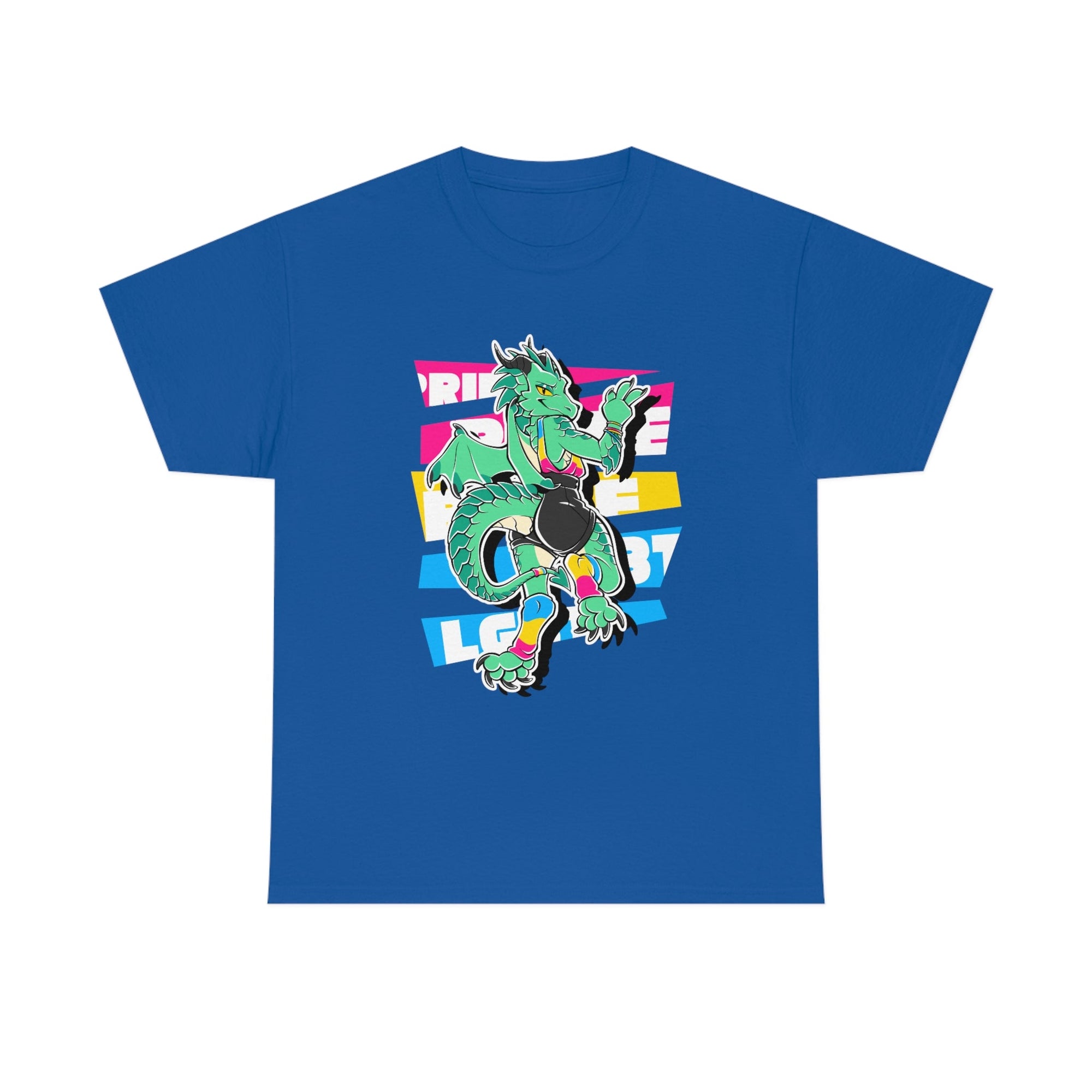 Pansexual Pride Jules Dragon - T-Shirt Hoodie Artworktee Royal Blue S 