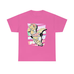 Pastel Gay Pride Echo Raptor - T-Shirt T-Shirt Artworktee Pink S 
