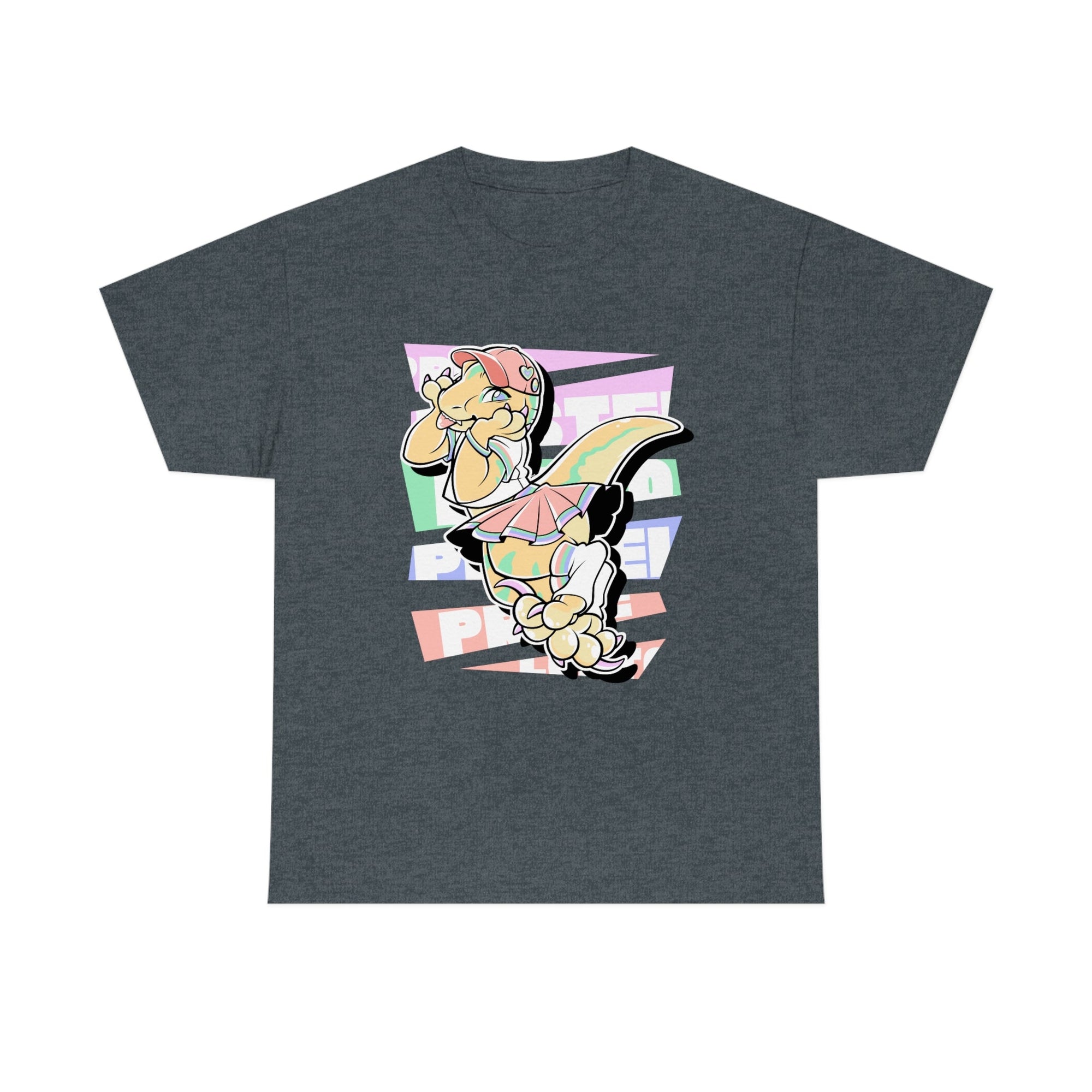 Pastel Gay Pride Echo Raptor - T-Shirt T-Shirt Artworktee 