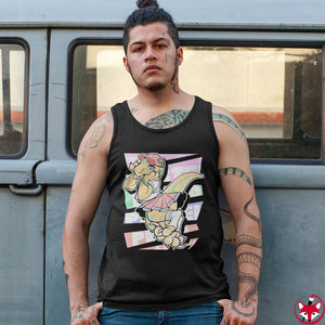 Pastel Gay Pride Echo Raptor - Tank Top Tank Top Artworktee 