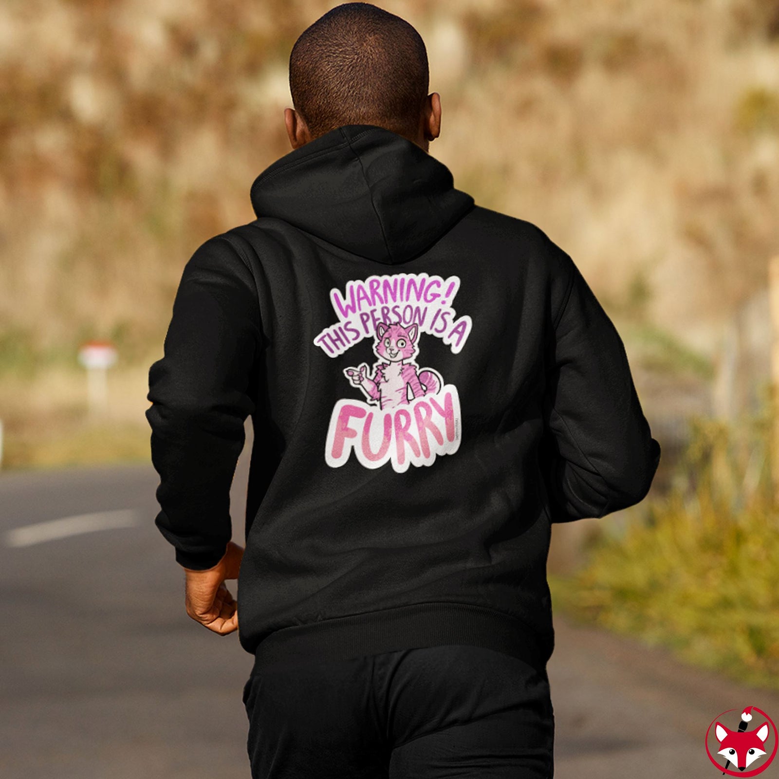 Pink Cat - Hoodie Hoodie Sammy The Tanuki 