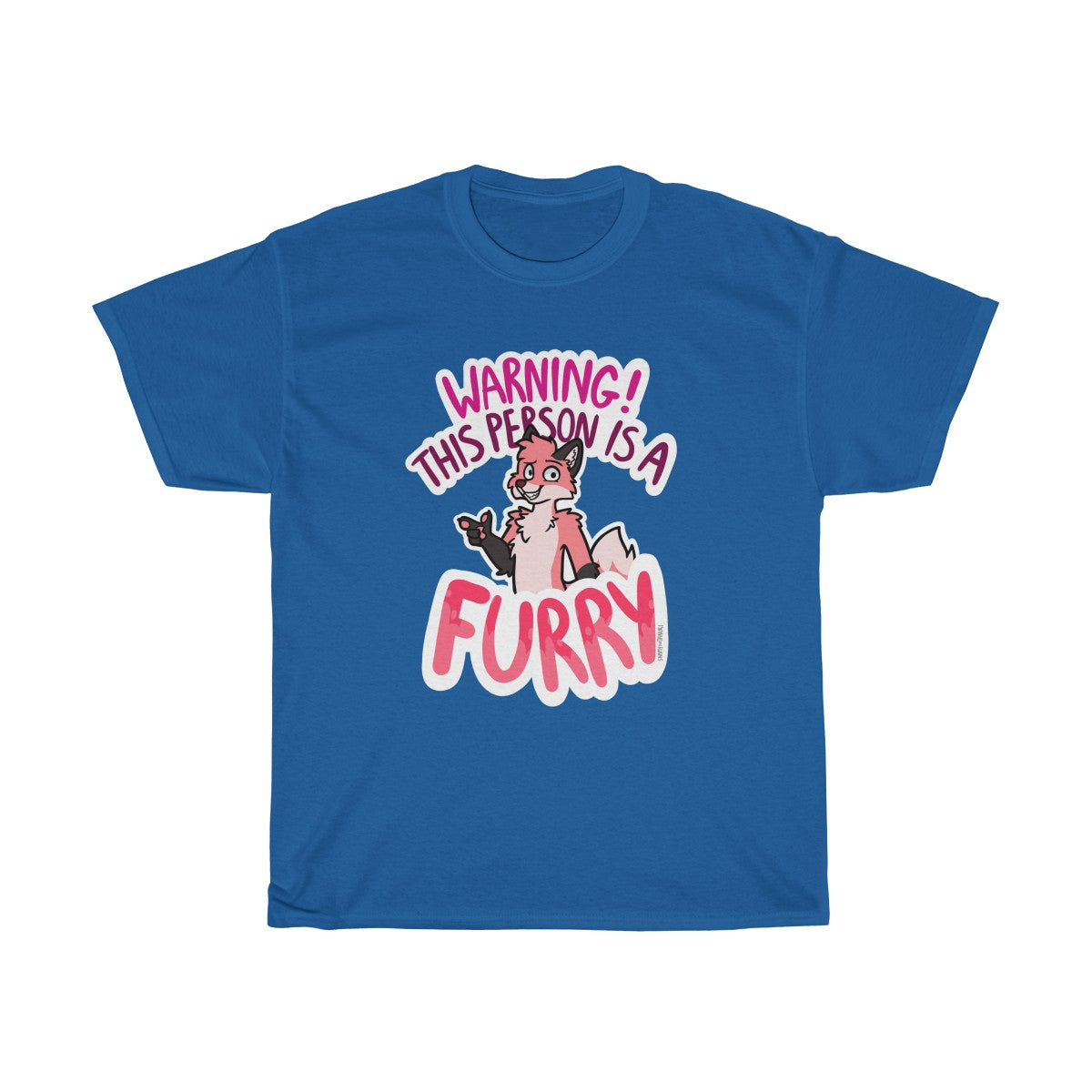 Pink Fox - T-Shirt T-Shirt Sammy The Tanuki Royal Blue S 