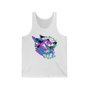 Pink and Light Blue - Tank Top Tank Top Artworktee White XS 