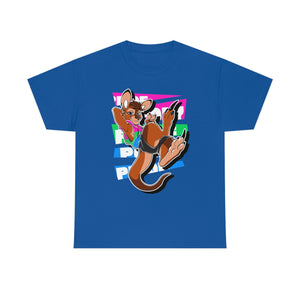 Polysexual Pride Tau Kangaroo - T-Shirt T-Shirt Artworktee Royal Blue S 