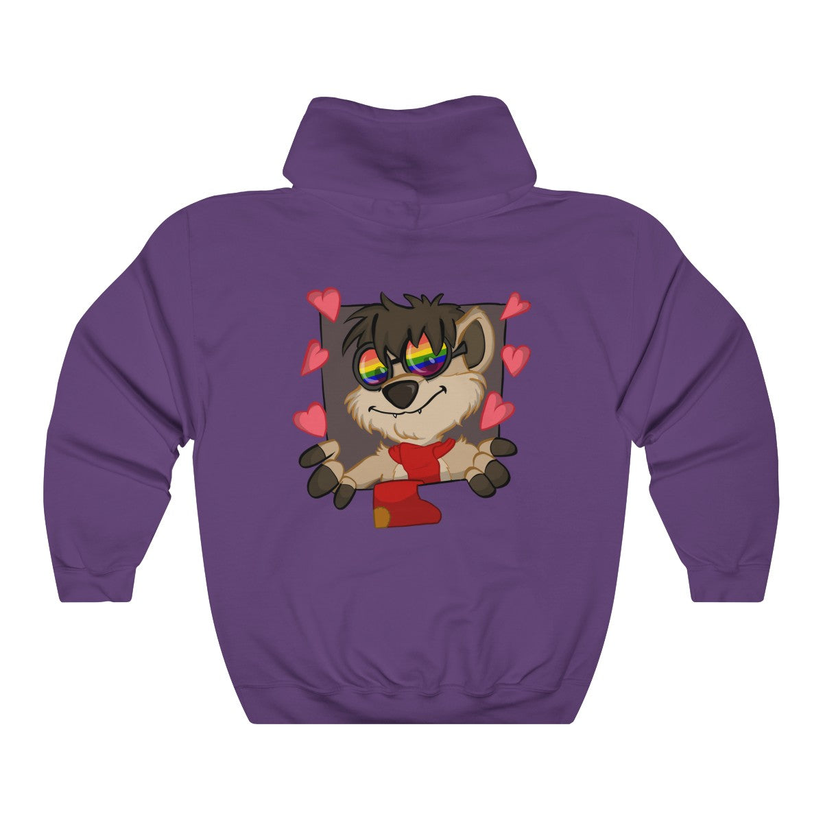 Rainbow - Hoodie Hoodie Thabo Meerkat Purple S 