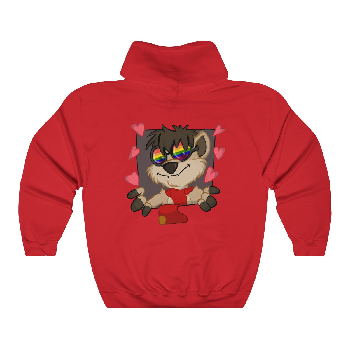 Rainbow - Hoodie Hoodie Thabo Meerkat Red S 