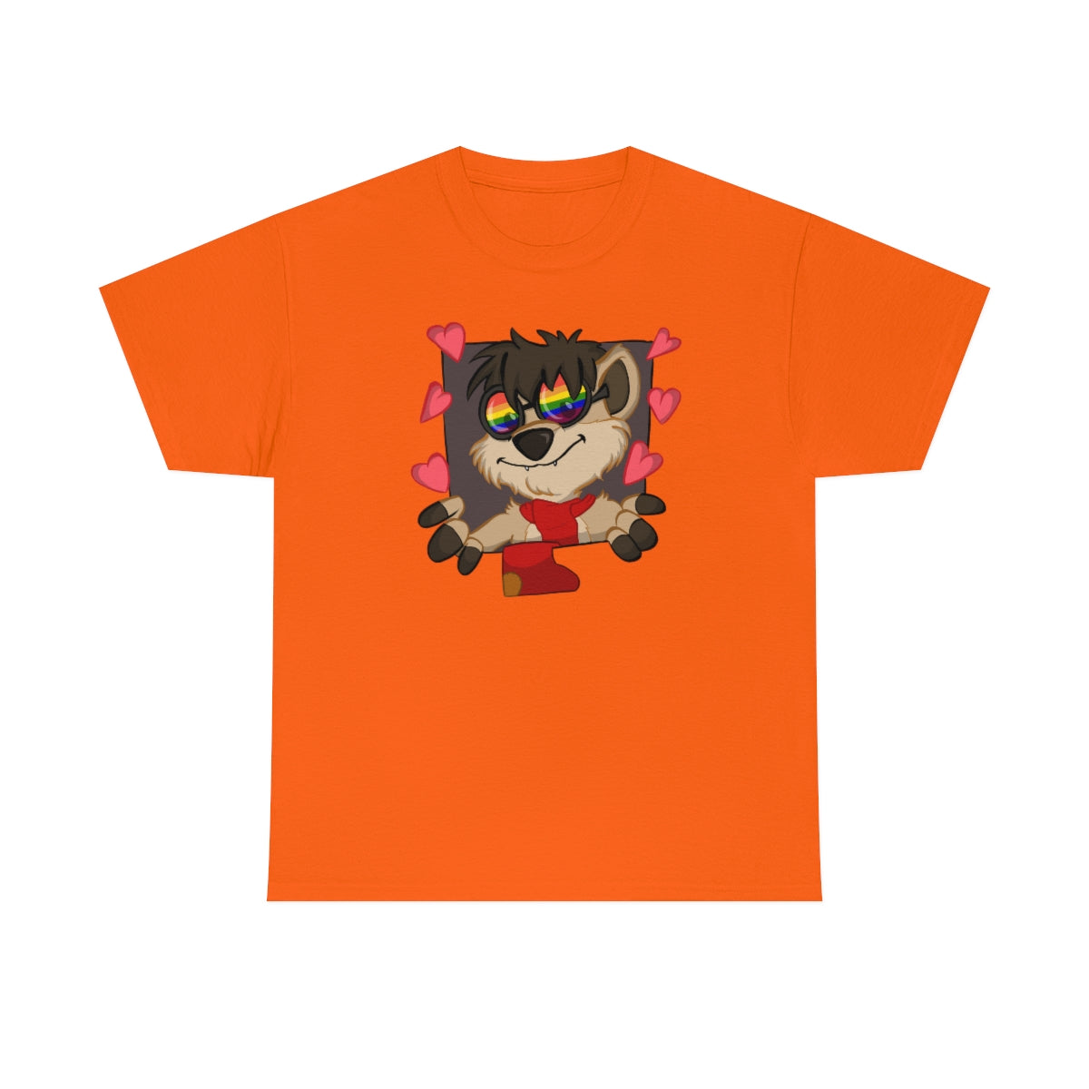 Rainbow - T-Shirt T-Shirt Thabo Meerkat Orange S 