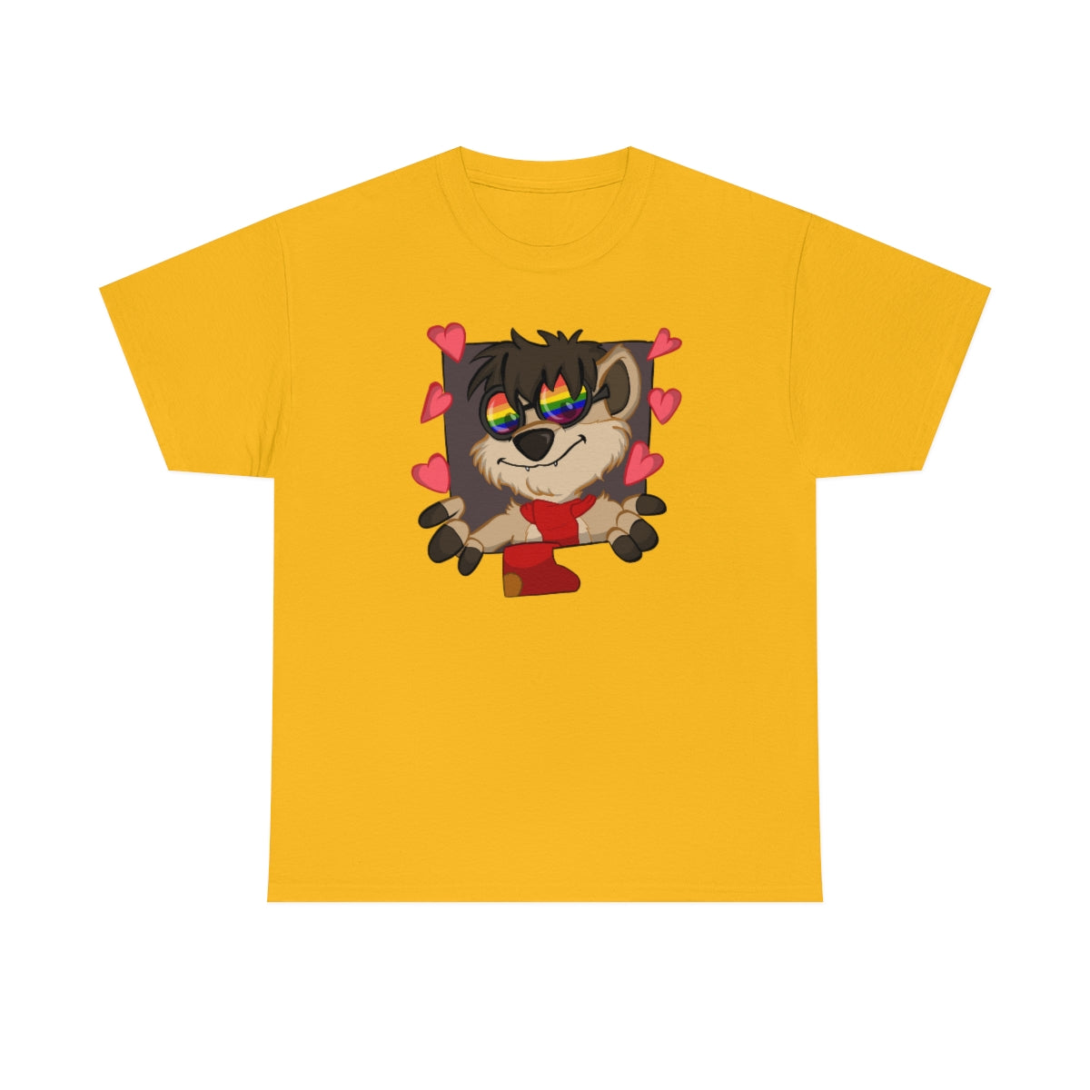 Rainbow - T-Shirt T-Shirt Thabo Meerkat Gold S 