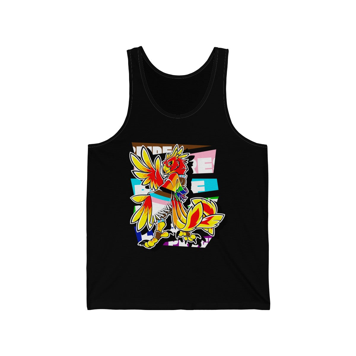 Progress Pride Axel Phoenix - Tank Top Tank Top Artworktee Black XS 