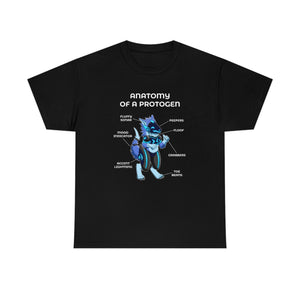 Protogen Blue - T-Shirt T-Shirt Artworktee Black S 