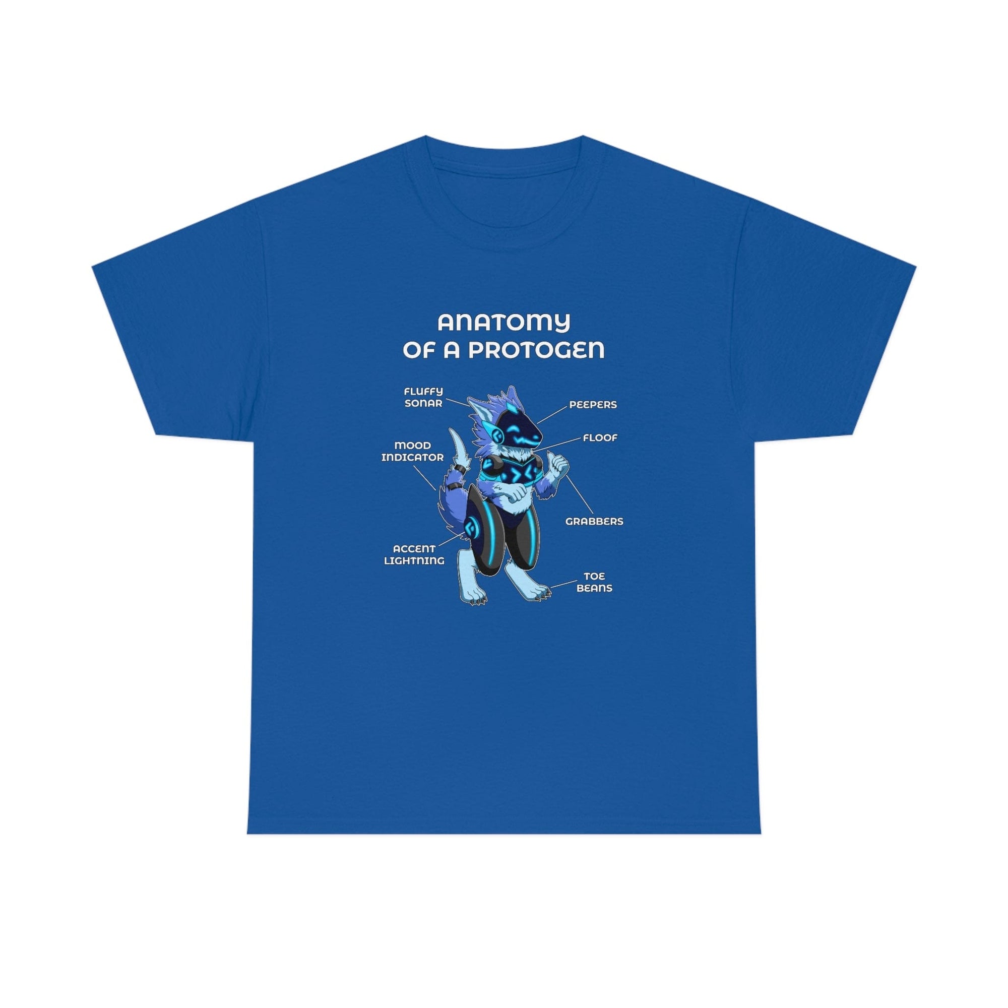 Protogen Blue - T-Shirt T-Shirt Artworktee Royal Blue S 