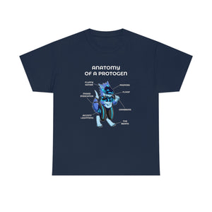 Protogen Blue - T-Shirt T-Shirt Artworktee Navy Blue S 
