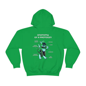 Protogen Green - Hoodie Hoodie Artworktee Green S 