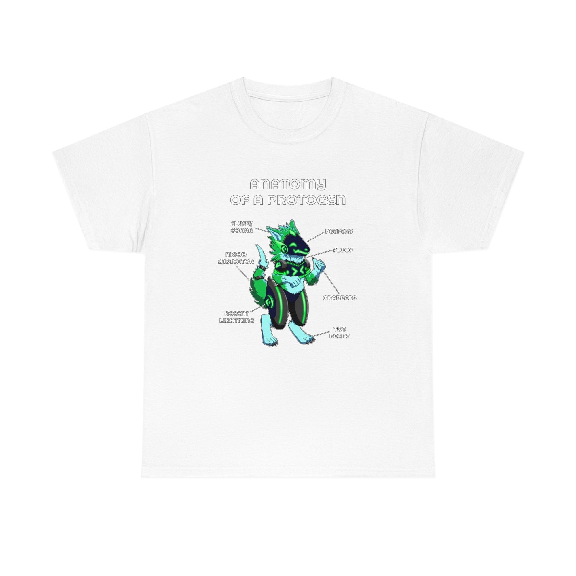 Protogen Green - T-Shirt T-Shirt Artworktee White S 