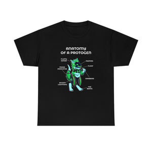 Protogen Green - T-Shirt T-Shirt Artworktee Black S 
