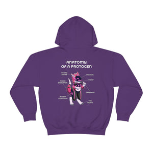 Protogen Pink - Hoodie Hoodie Artworktee Purple S 